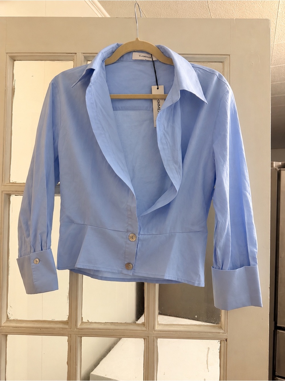 Commense Light Blue Women's Blouse